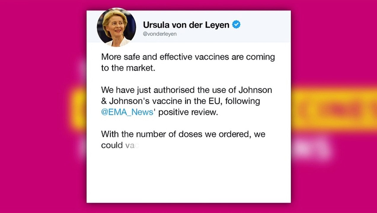 EU-Kommission lässt Corona-Impfstoff von Johnson & Johnson zu
