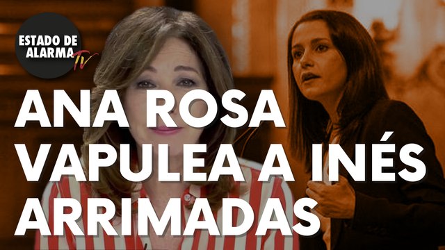 Ana Rosa Quintana vapulea a Inés Arrimadas: “Una trama digna de Maquiavelo”