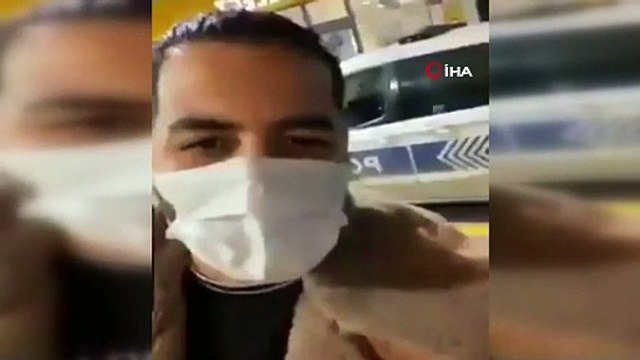 Kısıtlama saatlerinde polis aracının içinde video çeken İranlı Youtuber sınır dışı edildi