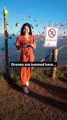Interdit de filmer au drone, ils ont trouvé la solution pour faire comme si...