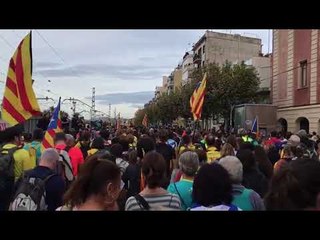 La marxa que ha sortit de Premià de Mar arriba a Ocata