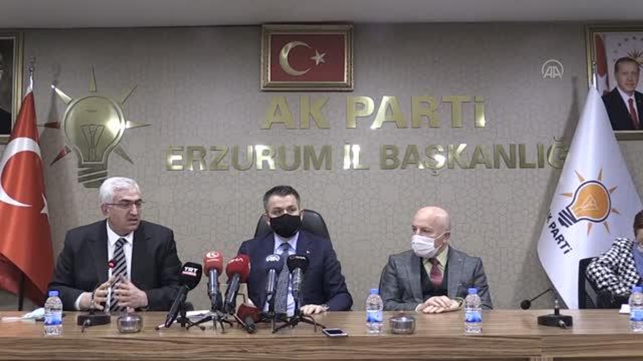Son dakika... Tarım ve Orman Bakanı Pakdemirli AK Parti Erzurum İl Başkanlığını ziyaret etti