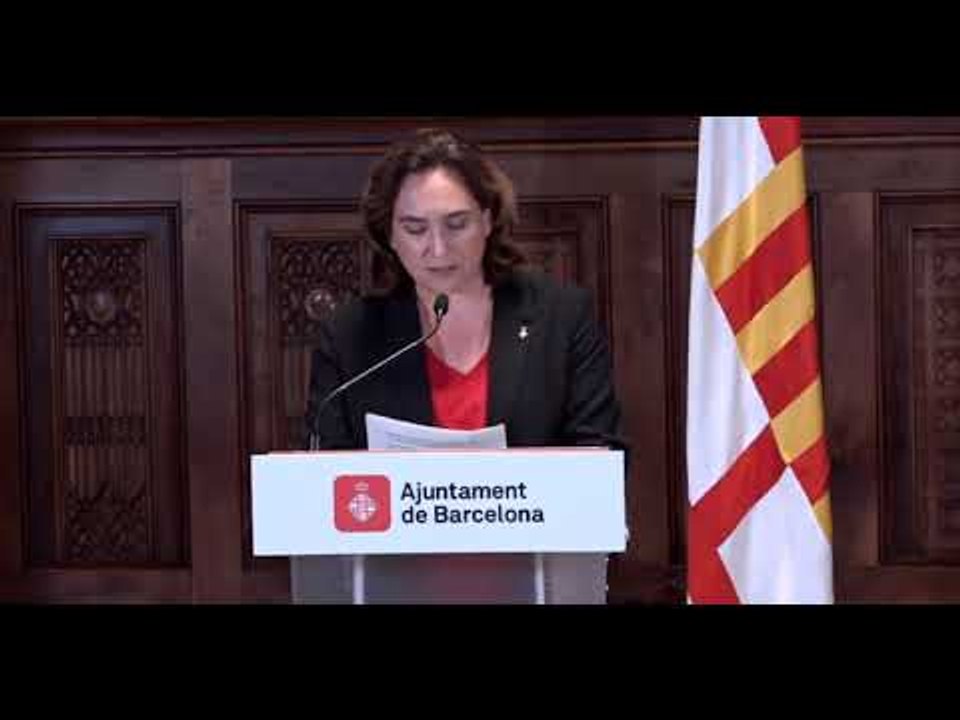 Ada Colau diu que "cal escoltar molt més a la gent jove aquesta setmana i no criminalitzar-los"