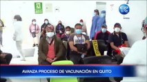 Informe en vivo: avanza proceso de vacunación en Quito
