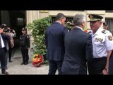 Pedro Sánchez arriba a la Prefectura Superior de la Policia Nacional