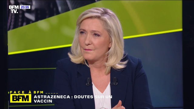 Marine Le Pen: La France doit procéder d'urgence à une étude poussée sur les effets secondaires du vaccin AstraZeneca