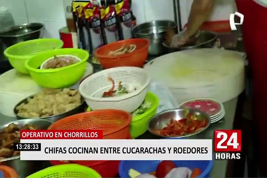 'Chifas' insalubres: operativo halló locales sucios, cocinas con insectos y sustancias cancerígenas