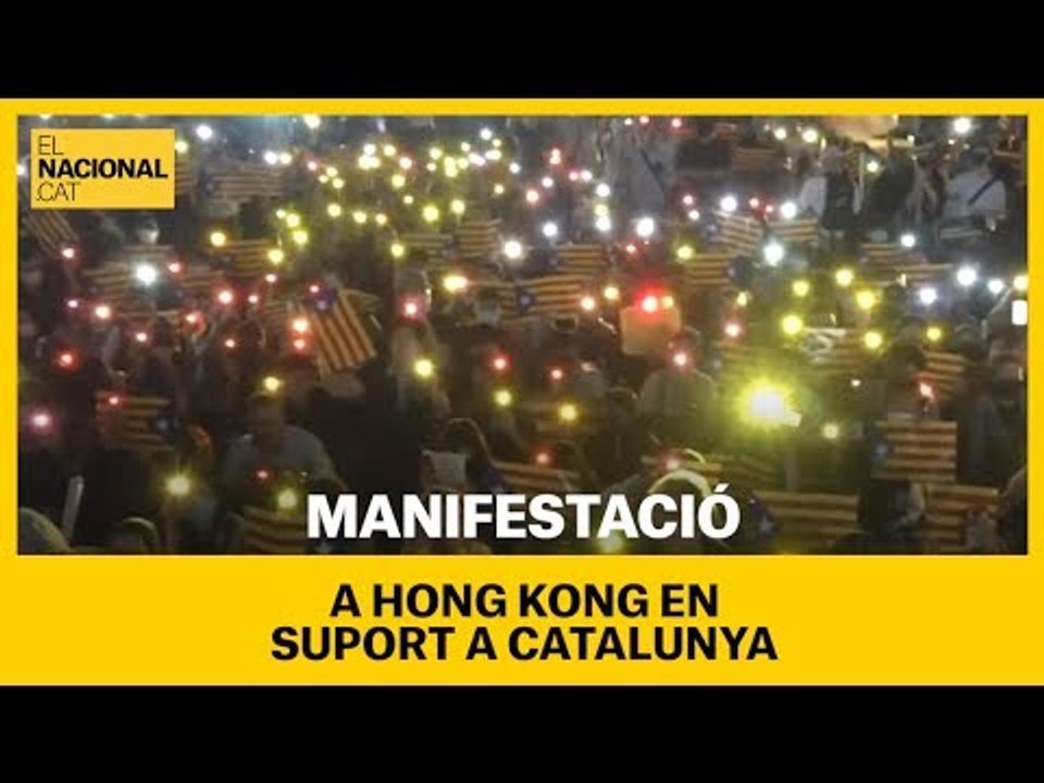  MANIFESTACIÓ [COMPLETA] A HONG KONG EN SUPORT A CATALUNYA