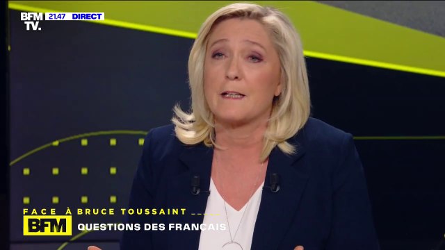 Marine Le Pen sur la GPA: C'est une dérive mortelle pour notre société, les êtres humains ne sont pas des objets de consommation