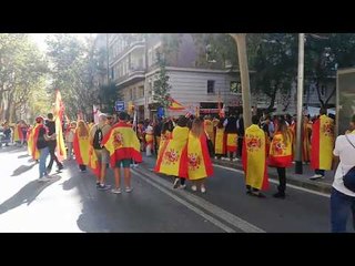 Crits de 'Yo soy español' a la concentració d'Artós