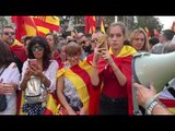 Els organitzadors de la manifestació espanyolista demanen pas perquè passi la capçalera