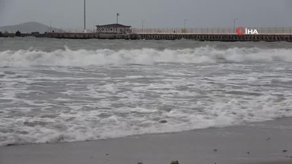 Bozcaada seferlerine fırtına engeli