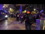 Els CDR llancen castanyes davant de la seu del PP a Barcelona
