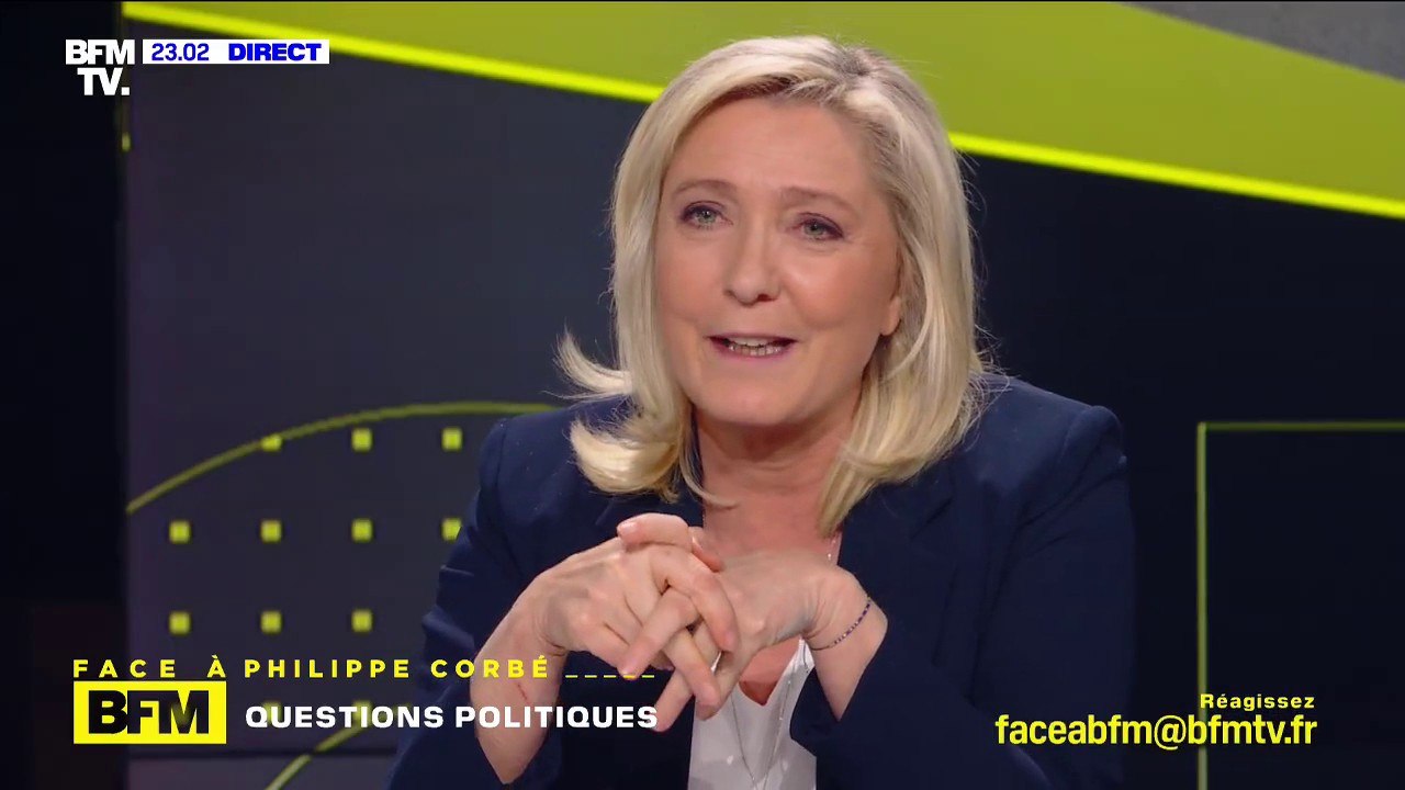 Marine Le Pen: "Je pense que le voile est (...) un outil politique d'appropriation du territoire"