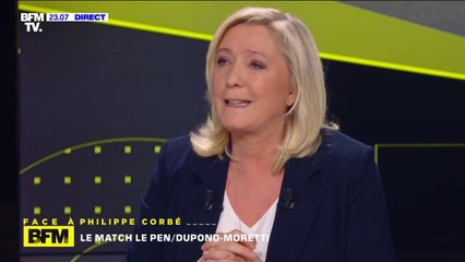 Marine Le Pen "n'aimerait pas" être jugée par Éric Dupond-Moretti