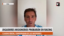 Jugadores misioneros probaran en Racing