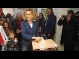 Meritxell Batet (PSOE) vota a l'Escola Pare Poveda de Barcelona