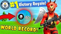 40 KILLS BY 1 PLAYER!- WORLD RECORD! (Fortnite Solo FAILS & WINS #7)