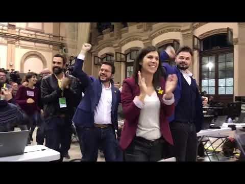 ERC celebra els resultats de les eleccions del 10-N