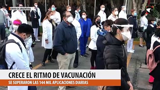 Crece el ritmo de vacunación contra el coronavirus en Argentina: se superaron las 144 mil aplicaciones diarias en todo el país