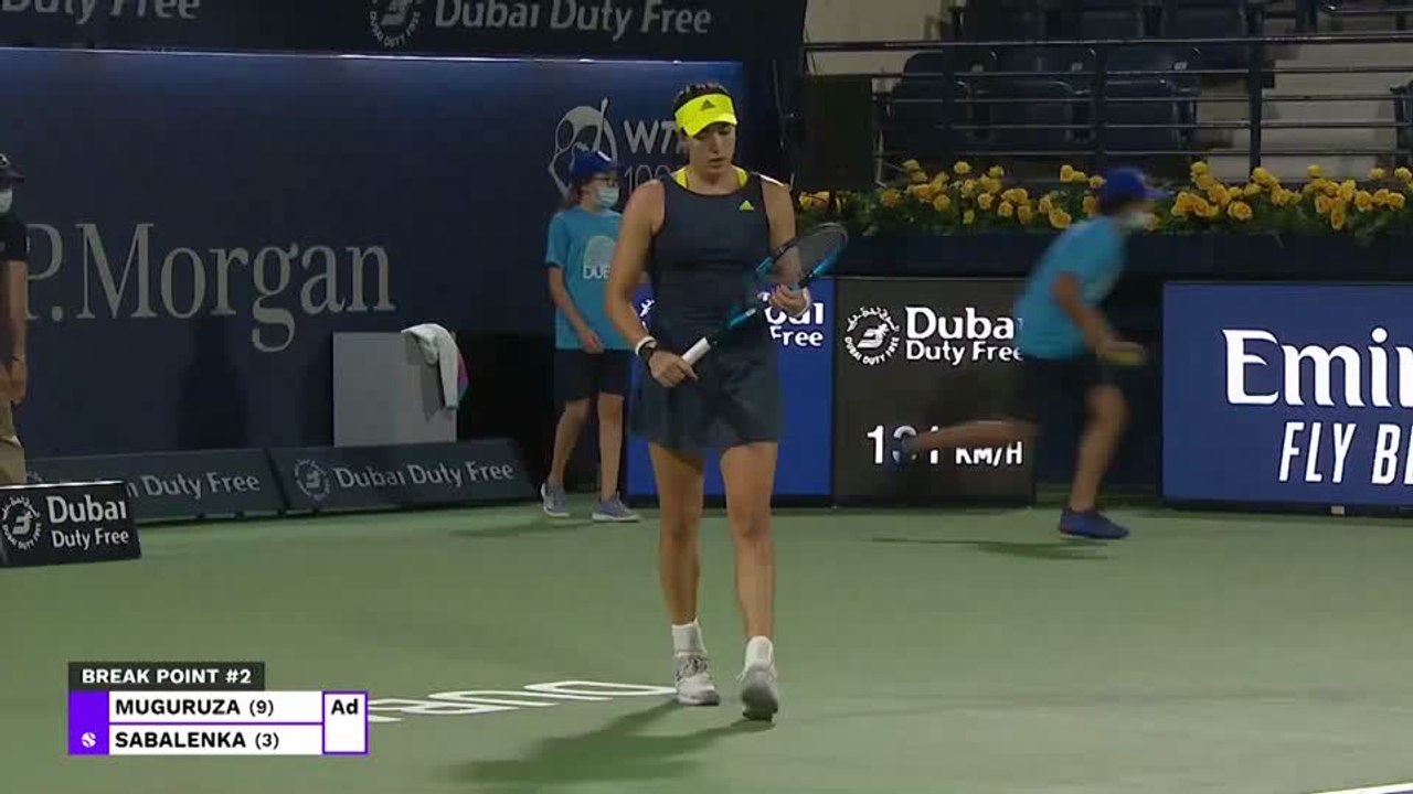 Muguruza continues winning run against Sabalenka