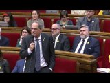 Torra diu que tenen 23 diputats al Congrés que defensaran el dret a l'autodeterminació de Catalunya