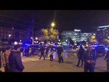 Agents de l'ARRO dels Mossos s'apropen a l'avinguda Diagonal de Barcelona