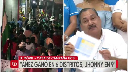 Jhonny Fernández pide que los otros candidatos acepten la derrota