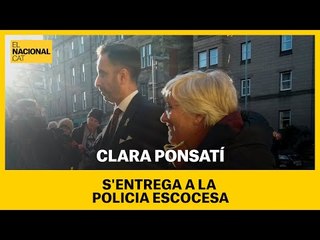 Clara Ponsatí s'entrega a la policia escocesa