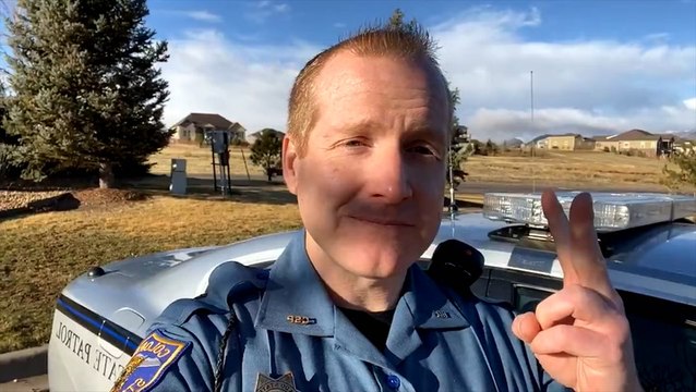 It's better this way: Colorado trooper warns drivers to stay off the roads