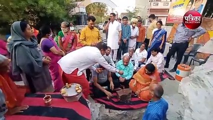 VIDEO : नंदेश्वर महादेव मंदिर में सत्संग भवन का शिलान्यास
