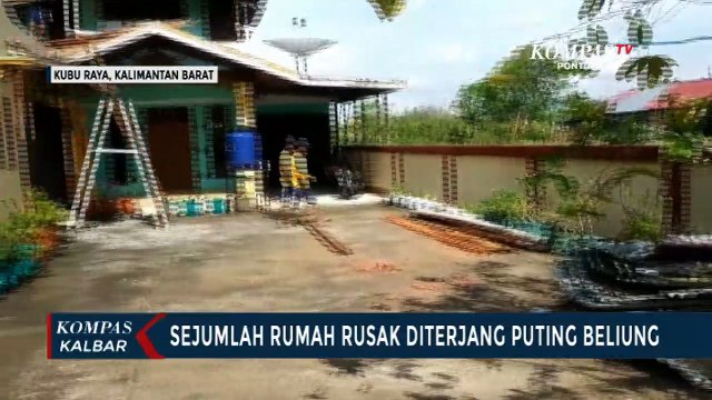 Puting Beliung Terjang Rumah Warga dan Rusak Bangunan Sekolah di Desa Arang Limbung