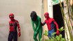 05.SUPERHERO vs COLOR TEAM Spider-Man Fighting BLUE-MAN and GREEN-MAN Người Nhện giải cứu Venom