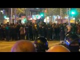 Els Mossos desallotgen els manifestants del tall de la Meridiana