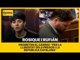 Rosique i Rufián (ERC) prometen el càrrec 