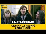 Laura Borràs (JxCAT) anuncia l'ajornament de la reunió amb el PSOE per la lesió de Lastra