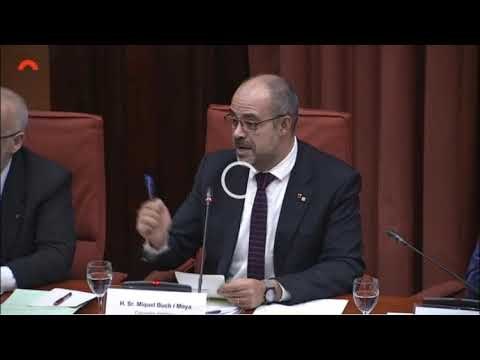 Buch diu que no hi ha cap element legal perquè el Govern pugui prohibir les bales de goma al CNP