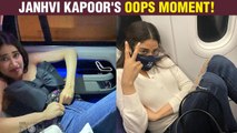 Janhvi Kapoor Caught Changing Her Clothes In Her Car After Roohi Promotions