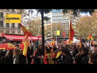 Santiago Abascal arriba a Urquinaona