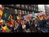 Crits de “Puigdemont a prisión” a la manifestació per la Constitució