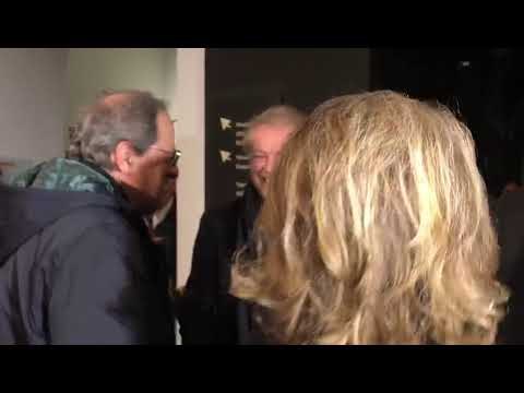 Arribada del president Quim Torra a la inauguració de l’exposició ‘Lluís Llach. Un arbre nu’