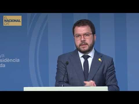 Aragonès: Treballem per tenir el pressupostos aprovats durant el primer trimestre