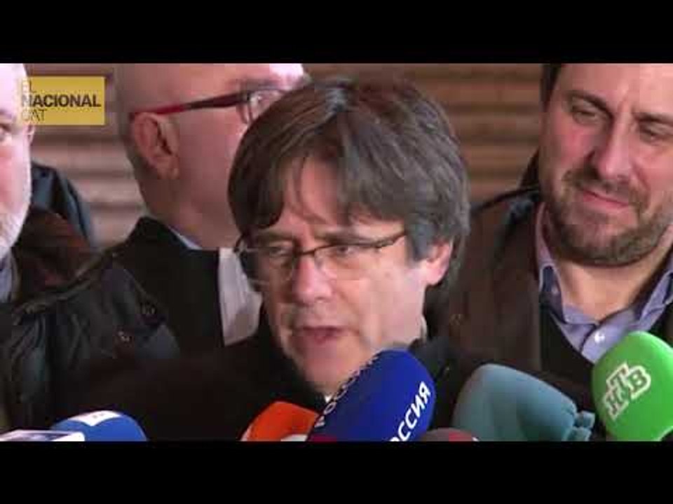 Les declaracions Puigdemont després que la justícia belga aturi el seu procés