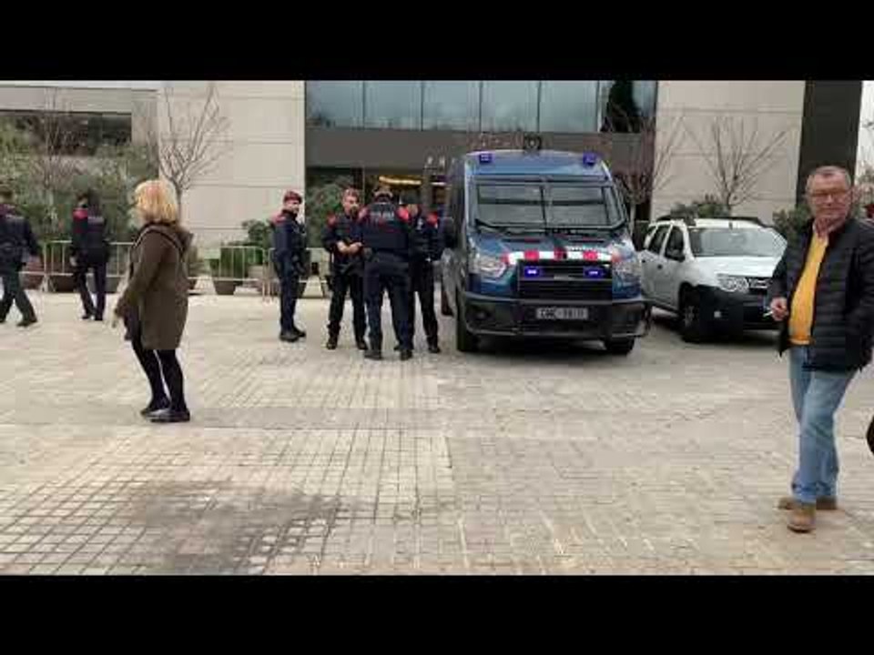 Ambient davant l'hotel princesa Sofia hores abans del Clàssic