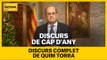 DISCURS COMPLET | Missatge de Cap d'Any del president de la Generalitat de Catalunya, Quim Torra