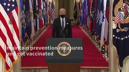 Biden offers Covid-weary US hope even if 'fight' not over