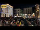 Manifestants de Plaça Sant Jaume demanen a Quim Torra que surti al balcó