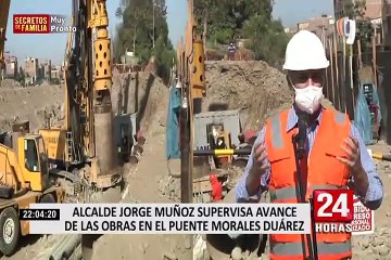 Puente Morales Duárez que unirá SMP y Carmen de la Legua presenta un 25% de avance