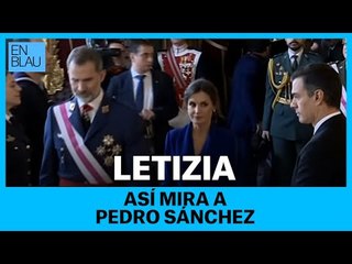 LA "MIRADA" DE LETIZIA A PEDRO SÁNCHEZ