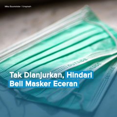 Tak Dianjurkan, Hindari Beli Masker Eceran